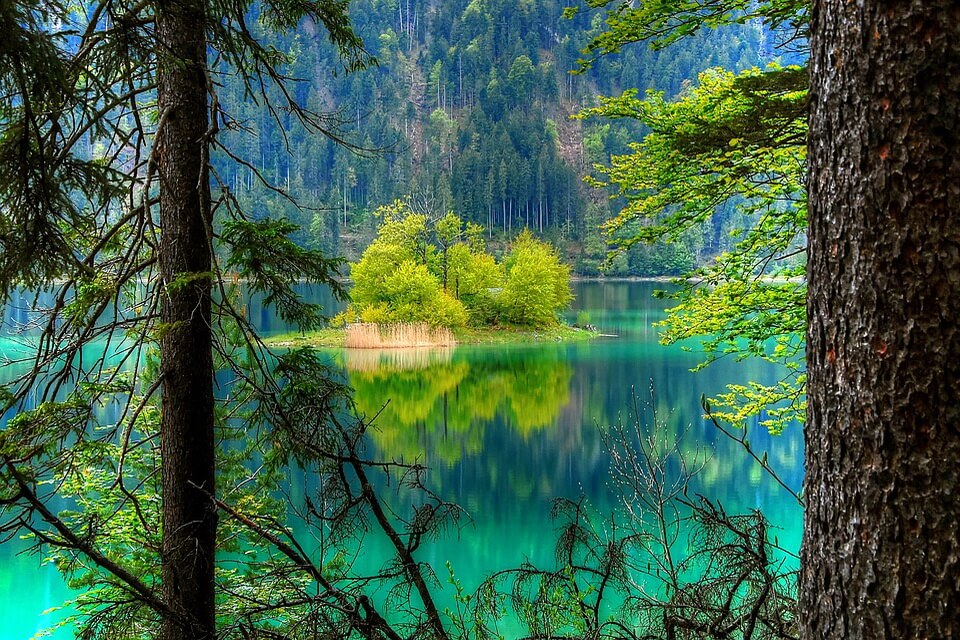 Красиві озера Німеччини з фото - Айбзее