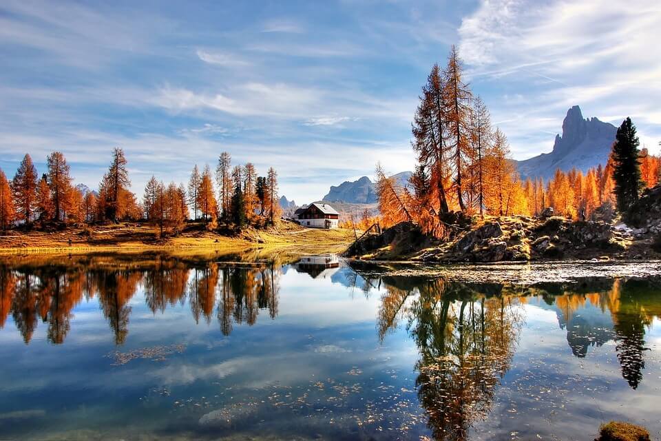 Казкові озера Італії з фото - Федера у Доломітових Альпах